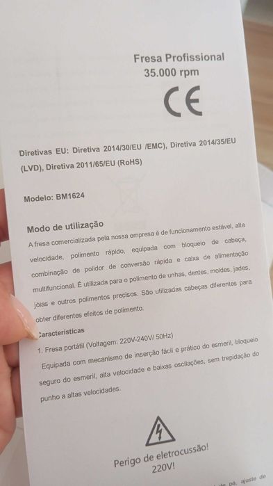 Broca de unhas andrea
