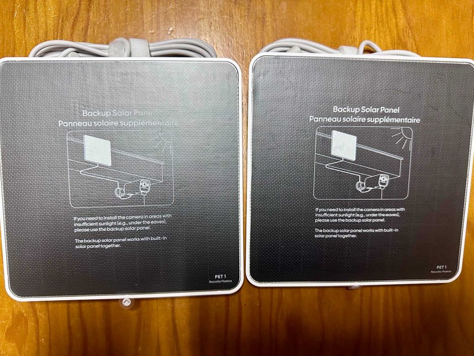 2 Painéis Solares eufy 3W + Suportes