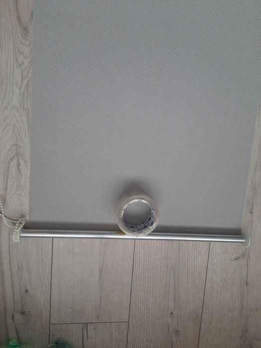 Штора ролетна, жалюзі світло-сірі