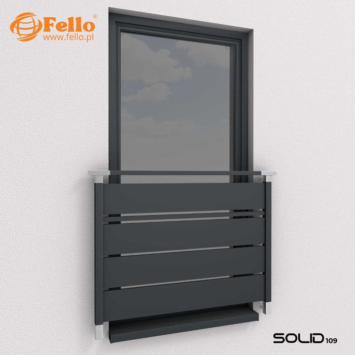 Balustrada francuska balkon barierka RAL okienna poręcz WYSYŁKA