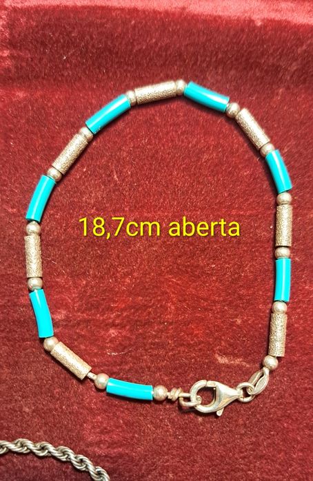 Pulseiras em Prata contrastada..