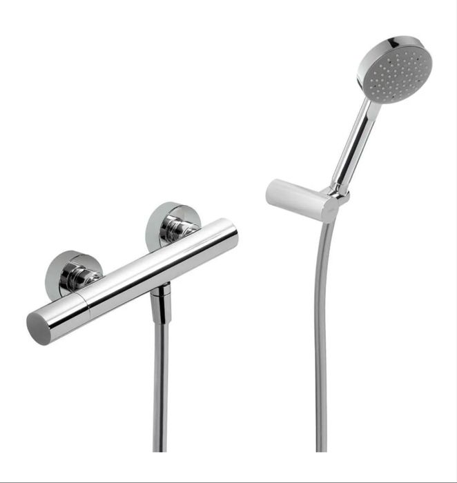 Tres Max bateria prysznicowa ścienna chrom 061.167.01