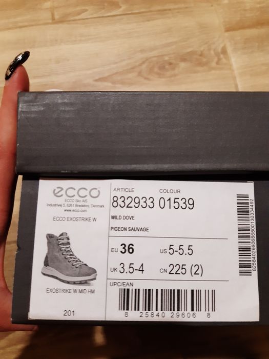 Кросівки, взуття ecco нові, унісекс 36р.