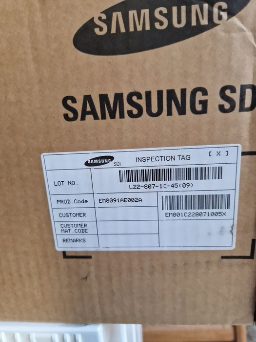 Magazyn energii samsung SDI 8 KWh Li-ion