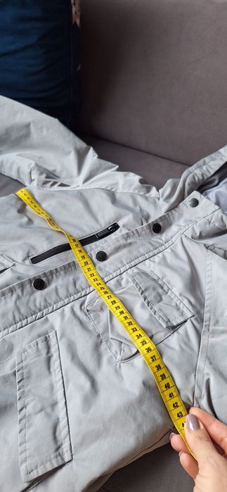 Szara kurtka parka Reserved 116 cm super stan