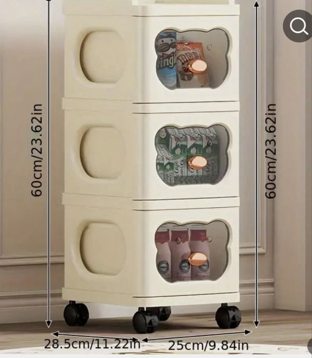 3 х рівневий Органайзер для іграшок , стелаж, комод, тумба