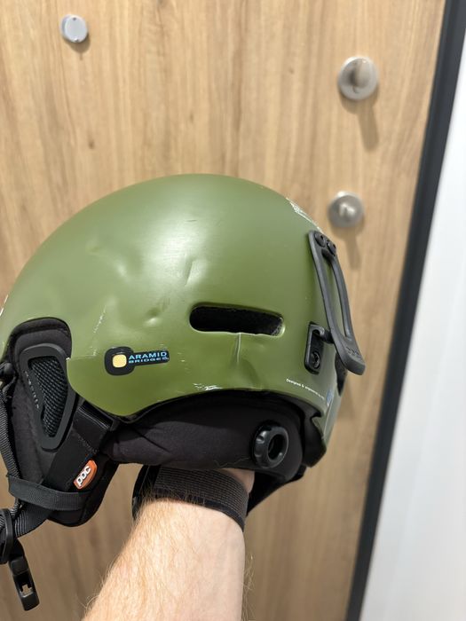 Kask POC military green