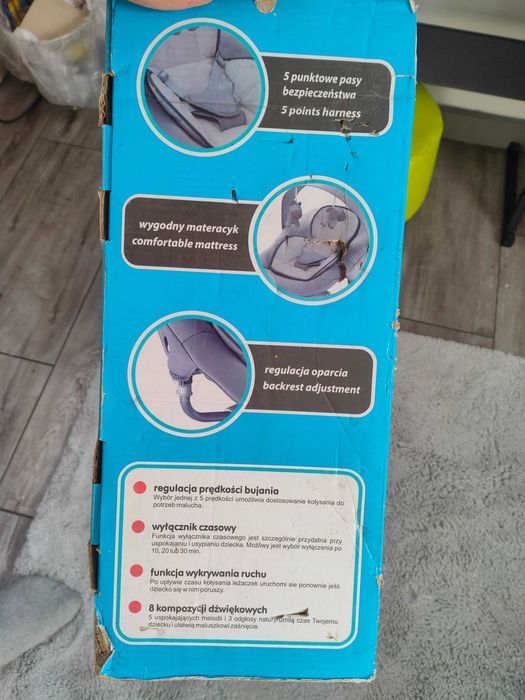 Baby Mix Leżaczek elektroniczny 360'