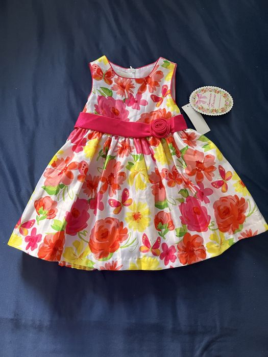 Bowa sukienka 18/24 miesiące