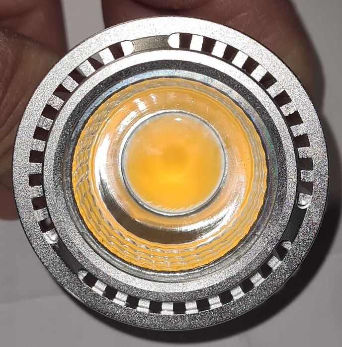 Lampada Led GU-5.3 - 5W Warm White. 5 peças