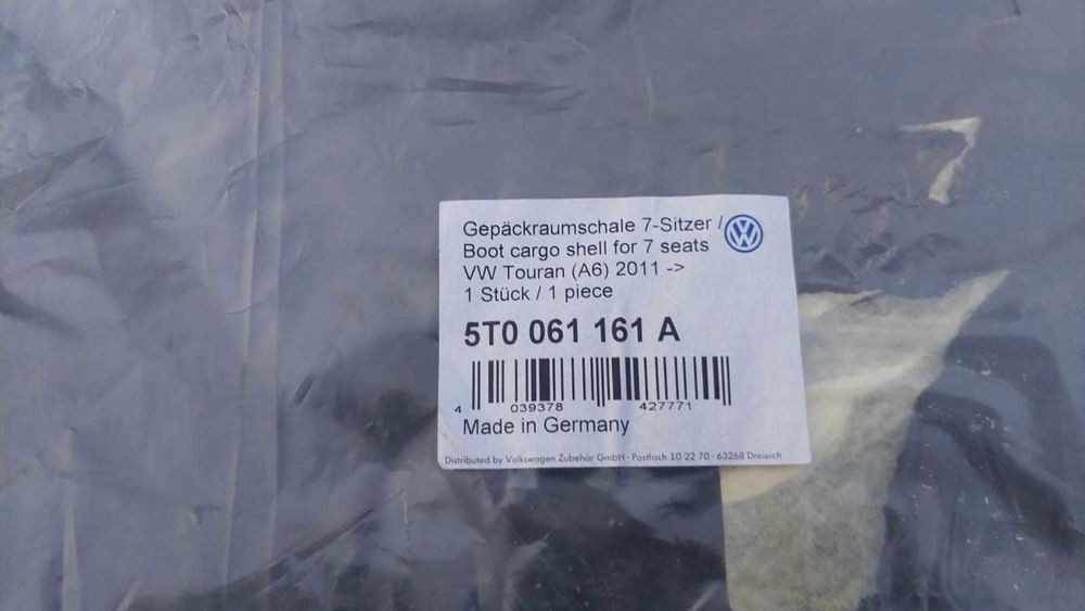 Mata bagażnika VW TOURAN 7 osobowy 5T0 NOWA