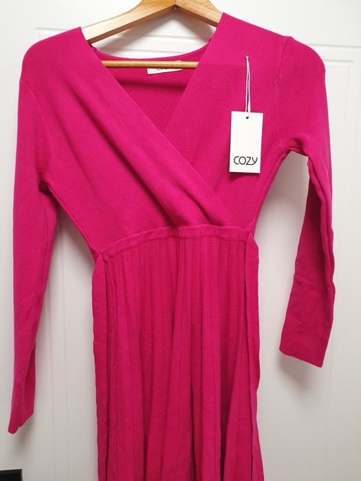 Nowa Sukienka dzianinową Renee fuksja rozmiar M/L