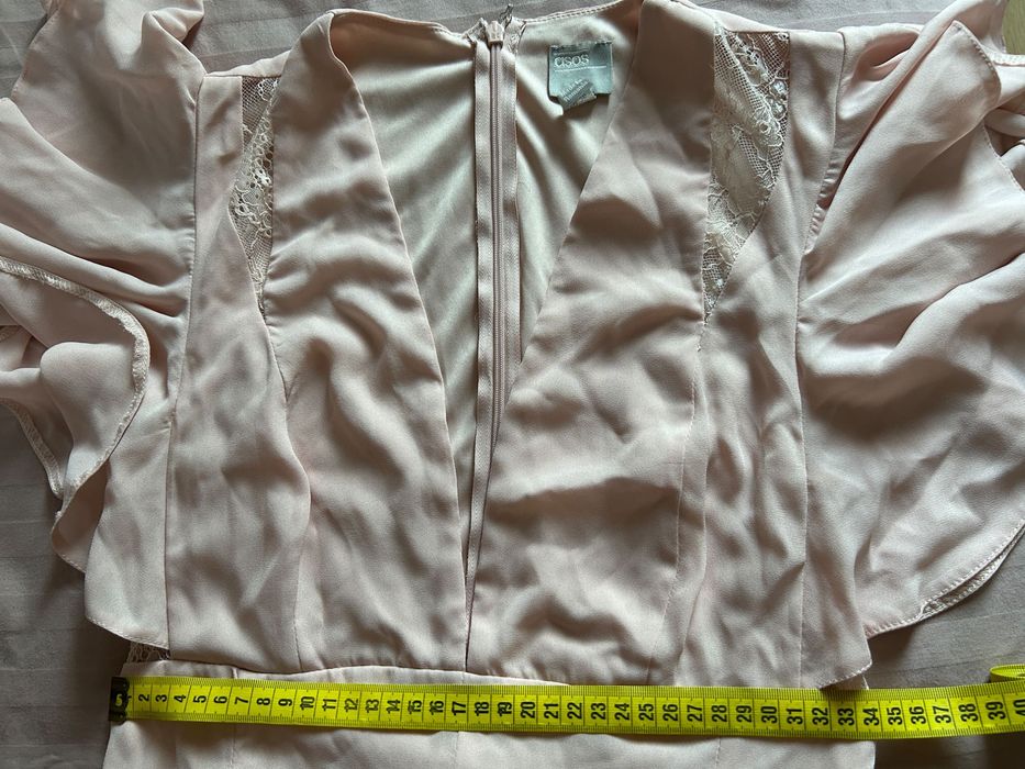 Сукня з мереживом персикова XS/S ASOS Design