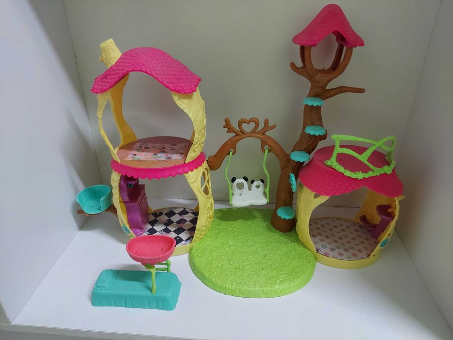 Mattel Enchantimals Zetaw Leśny Domek pandy używany