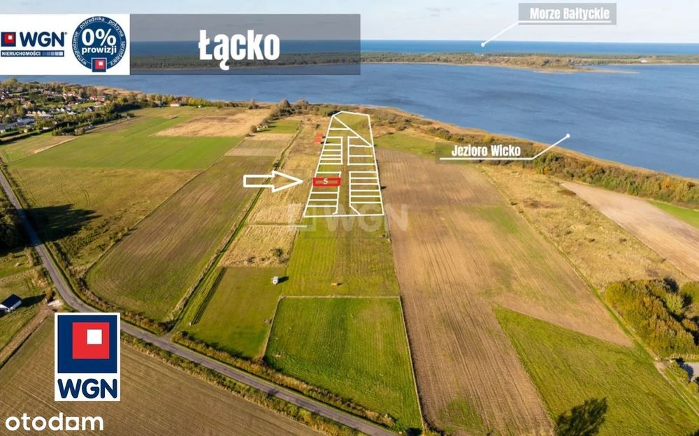 Na sprzedaż działka budowlana, Łącko, gm. Postomino, 115.000,- PLN