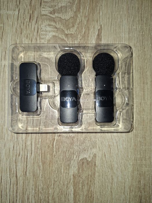 Продам петличний мікрофон (2 шт.) BOYA BY-V2 для iPhone