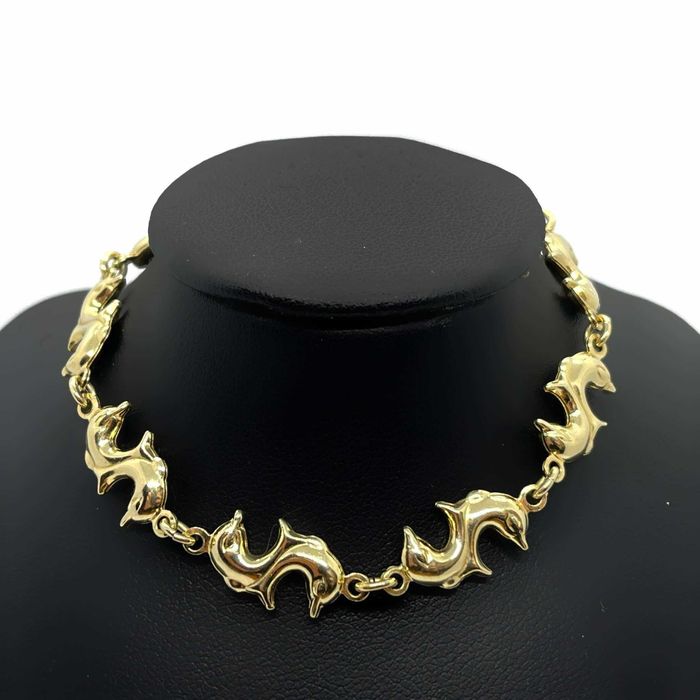 Złota Bransoletka Próby 585 6,21g Długość 17,5cm