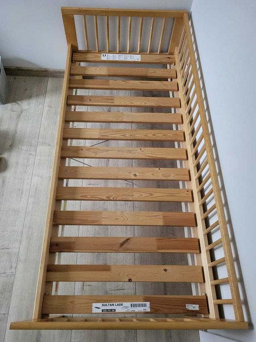 Łóżko dziecięce, drewniane, Ikea Sultan Lade 160x70