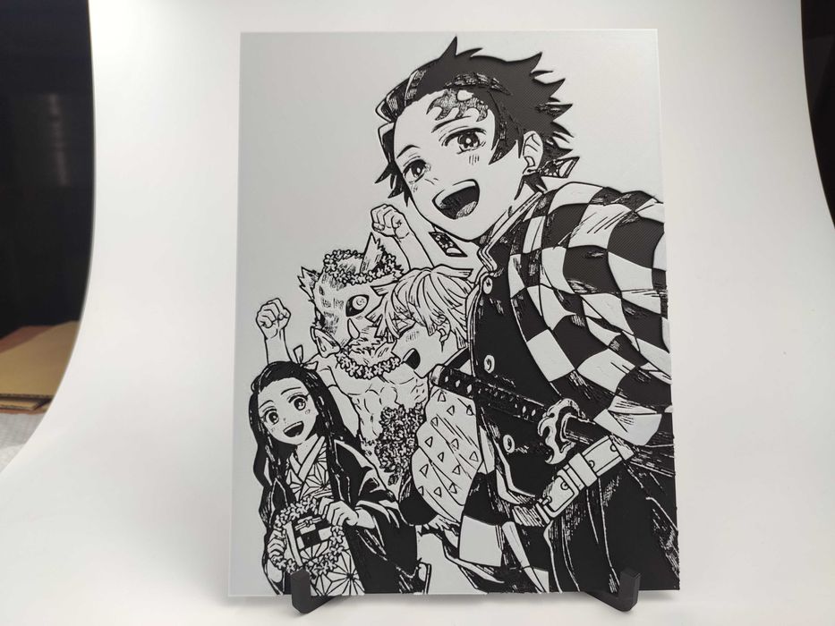 Demon Slayer Manga Anime Obraz 3D Druk3D na zamówienie Tangiro Nezuko