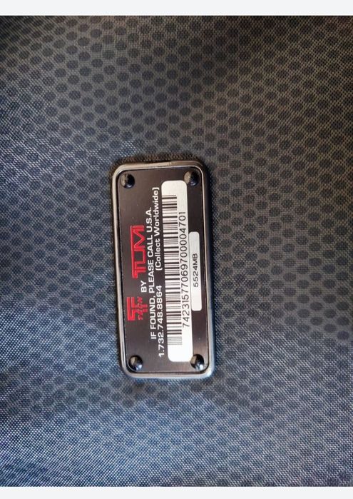 Валіза синя, Tumi, середня, М