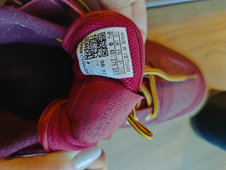 Adidas Forum 84 Low GX7077 bordowe/ burgund rozmiar 43 1/3