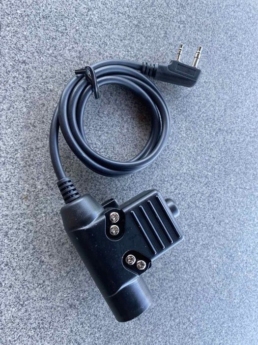 Кнопка PTT NATO Переходник Baofeng - Kenwood ZU94