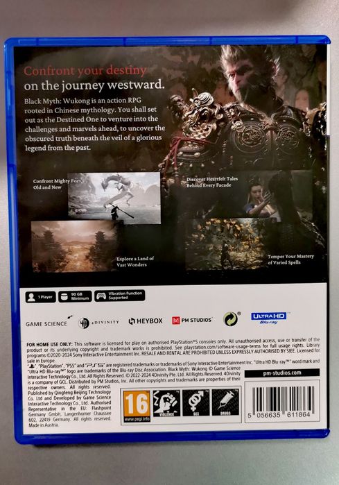 Black Myth Wukong Ps5