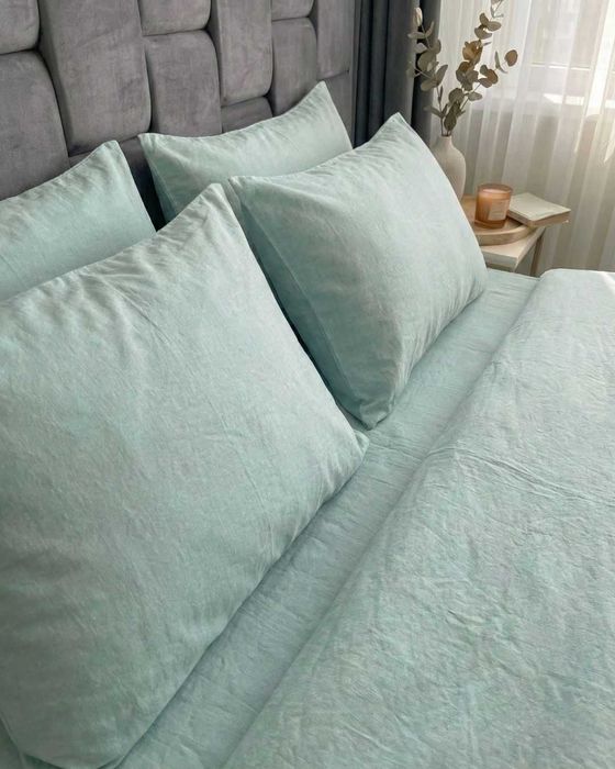 Постільна білизна Варена Бавовна. Колір М'ята, Тіффані. Власне пошиття