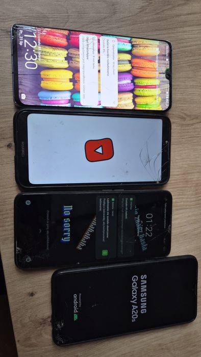 Uszkodzone telefony