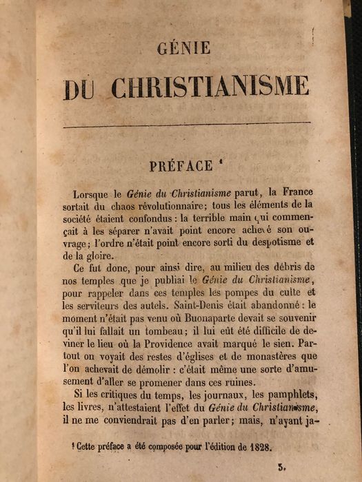 Chateaubriand - Génie du Christianisme (1857)
