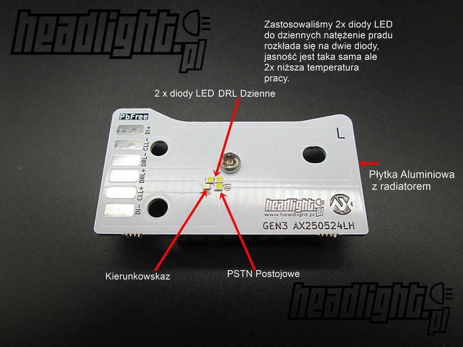 Nissan Qashqai II Full Led Moduł sterownik płytka  LED DRL