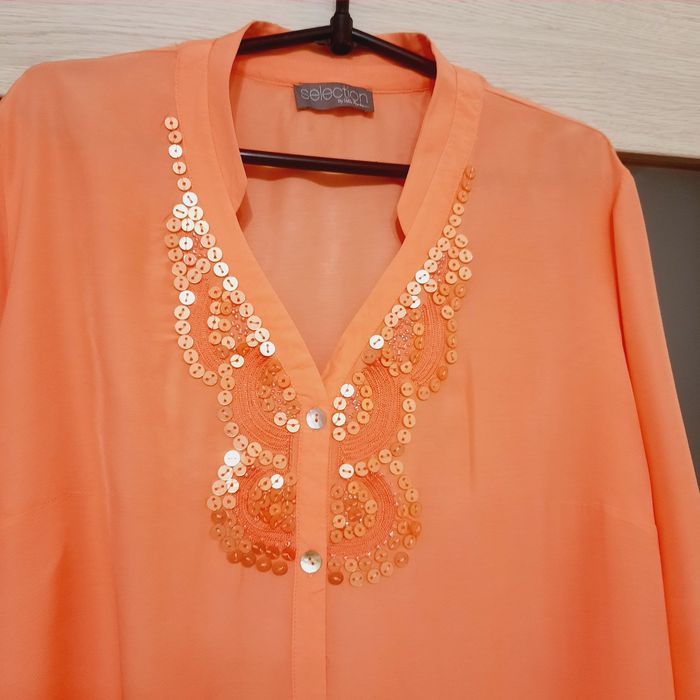 Ulla Popken Selection śliczna elegancka tunika 46-48 Nowa