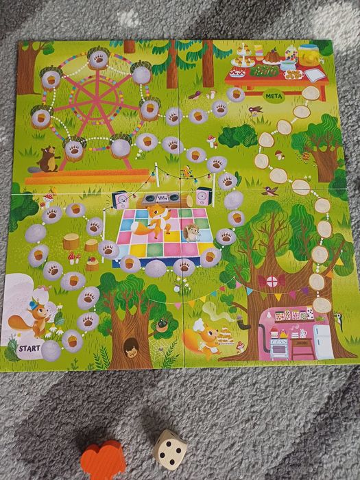 Leśny bal Gra logopedyczne Kapitan nauka