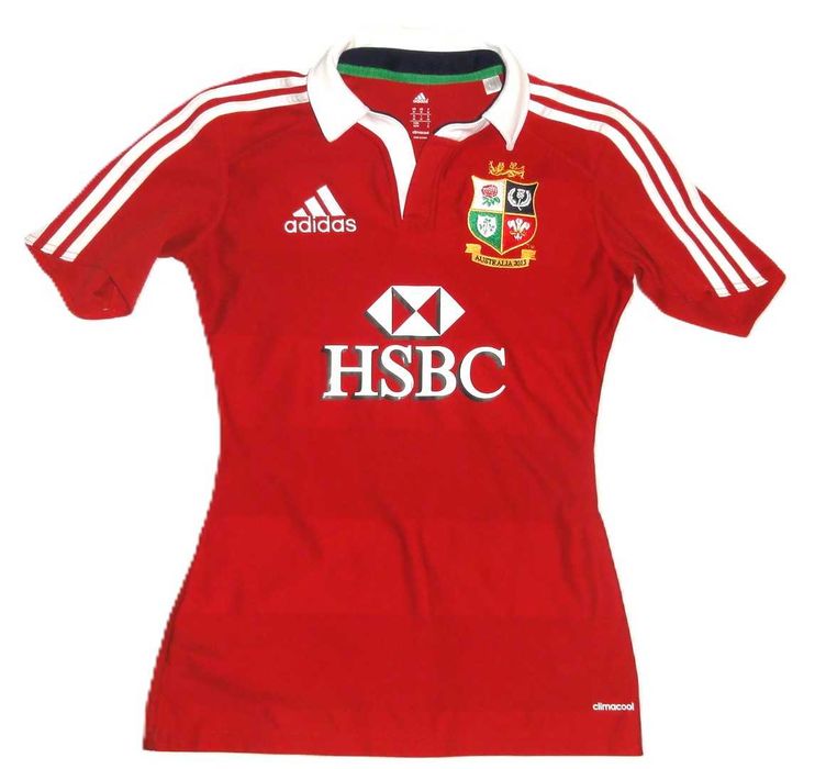 British & Irish Lions - AUSTRALIA 2013 - ADIDAS - Oryginalna Koszulka Rugby - Rozmiar M