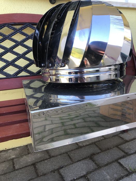 Girândula inox base quadrada nova 44 x 41,5cm