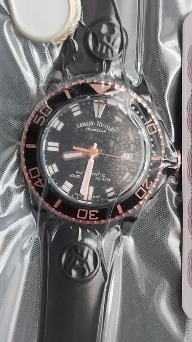 -70%Акція!Новий годинник Armand Nicolet A481AQS-NS-GG2710N Swiss Made