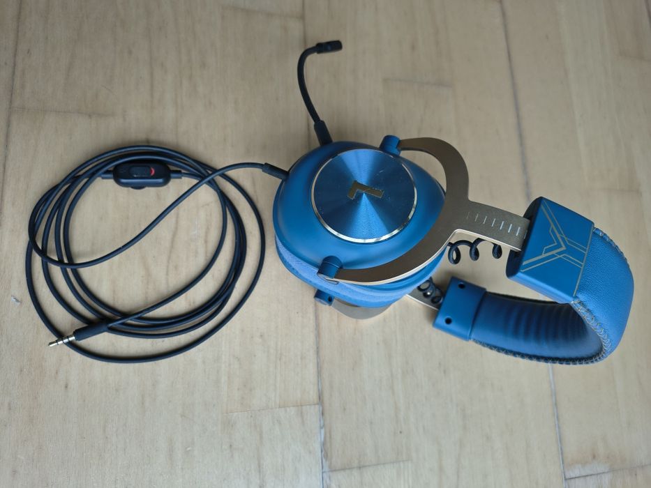 Headset Logitech G PRO X Gaming -League Of Legends Azul/Dourado
