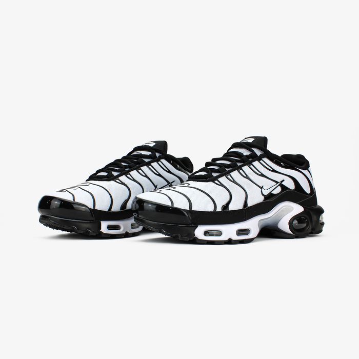 Кроссовки Nike Air Max Plus TN Ultra White Black Найк Аир Макс М-162