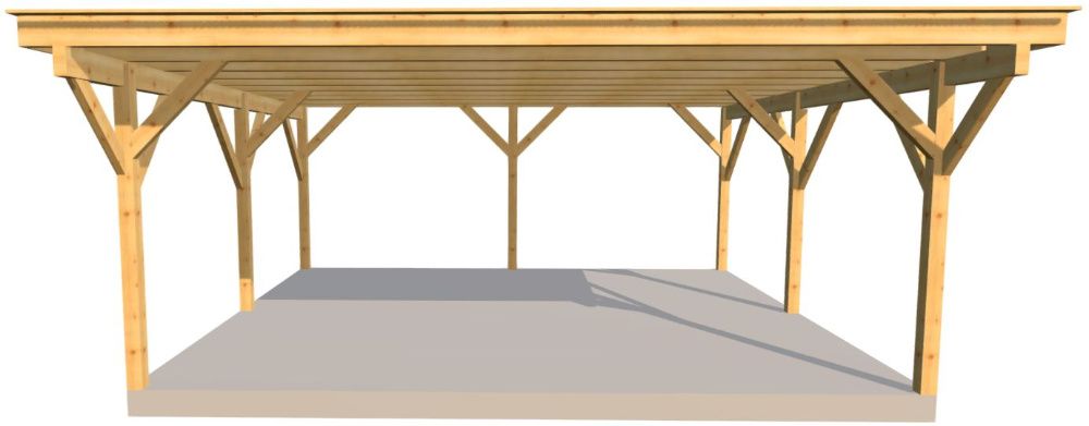 Garaż Drewniany Wiata Domek Altana Zadaszenie