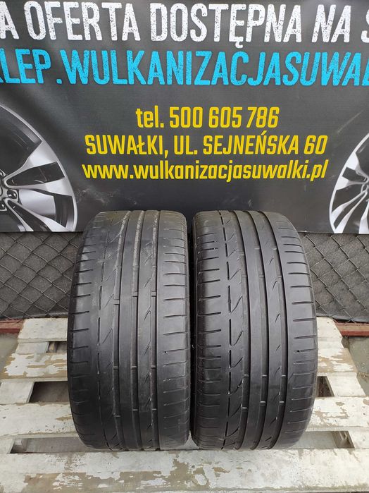 2x używane opony letnie 245/35 R18 Bridgestone RFT 23r Gwarancja Monta