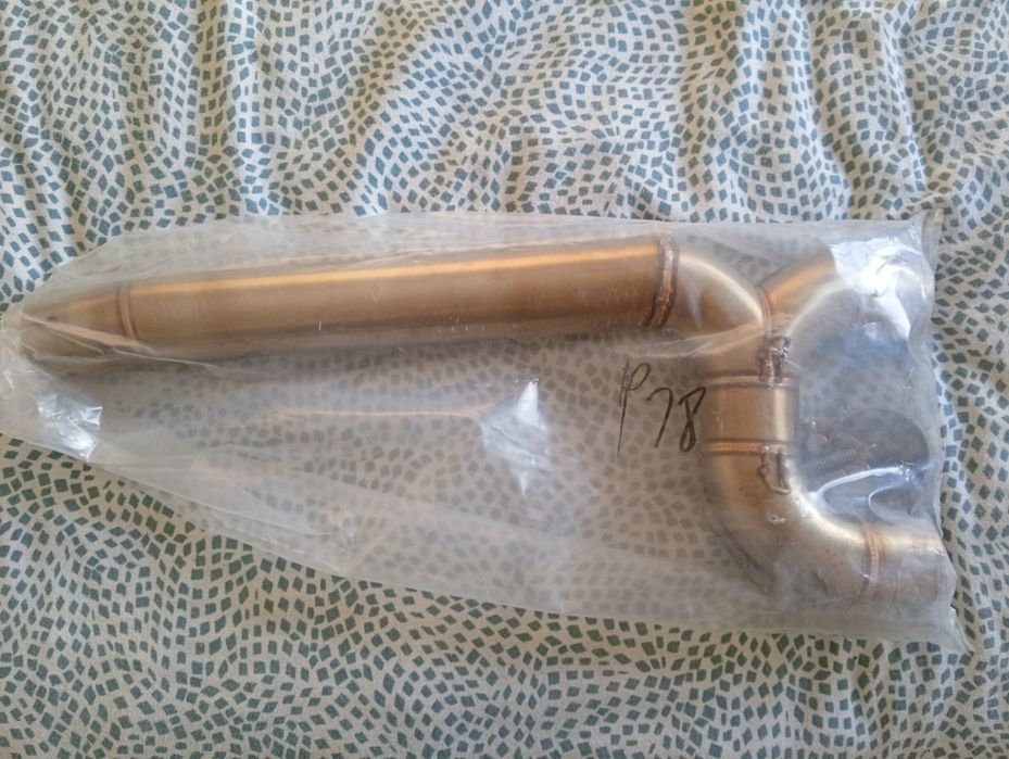 Tubo de escape inox , ponteiras e parabrisas Yamaha Fz6 s2