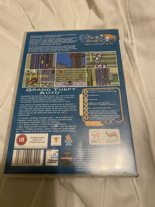 Nowa! Gra! Gta 1 grand theft auto klasyka okazja super gra gry gta 1 2