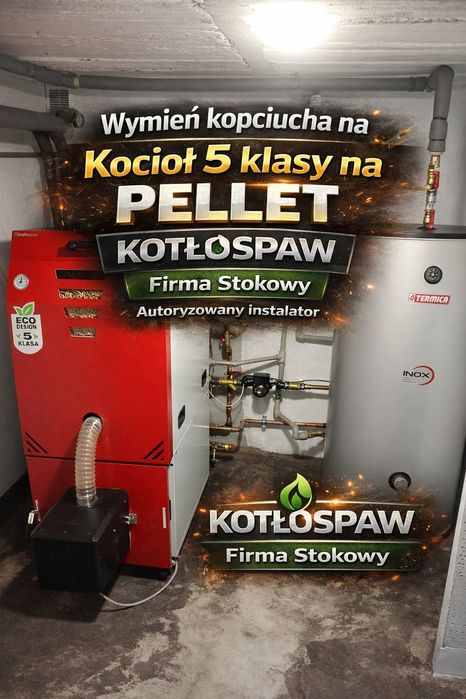 Naprawa komina frezowanie wkład ceramiczny i stalowy, kotły na pellet