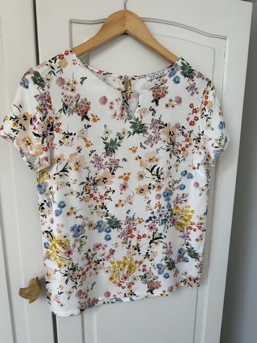 Bluzka w kwiaty, wiskoza