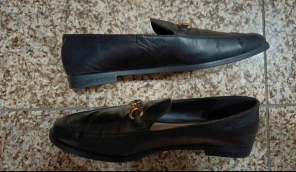 Loafers pretos da Zara