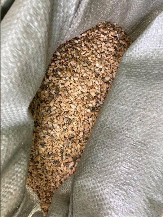 Мармурова Крихта Крем-сірий 25кг мраморная крошка