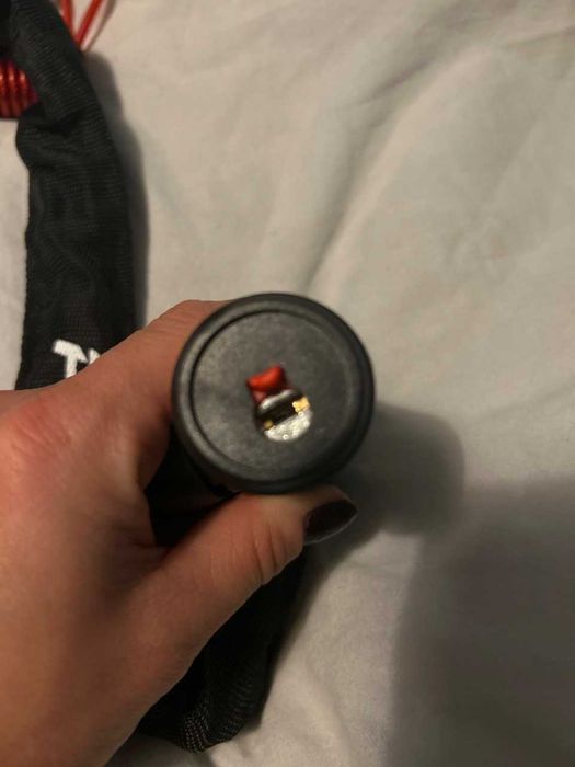 NOWY Mocny Łańcuch Blokada Rowerowa na Rower Motor Zapięcie 90 cm