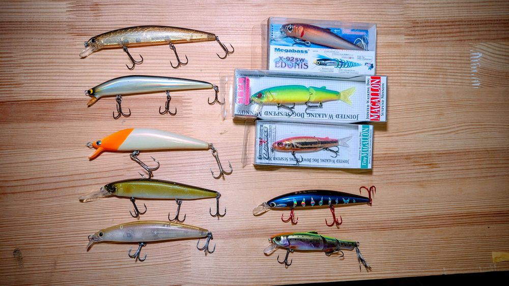 Воблери O.S.P. Jackall megabass ZIP BAITS lucky craft