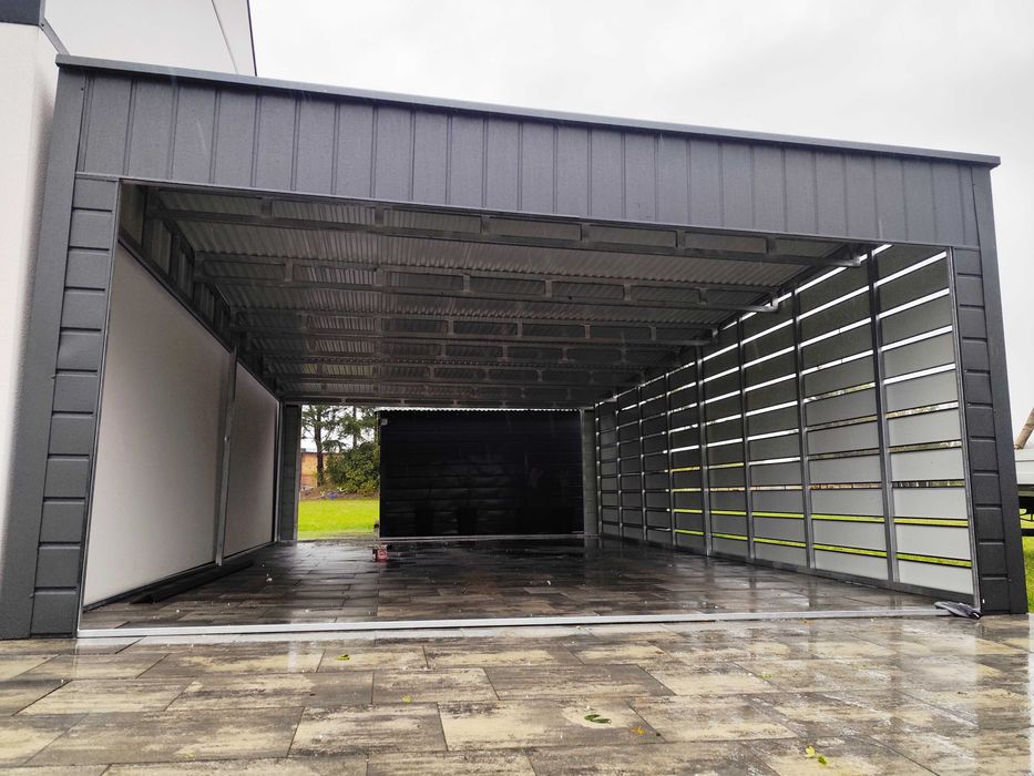 Wiata Samochodowa DREWNOPODOBNA