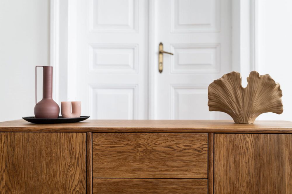 Komoda drewniana Skagen II mid-century modern